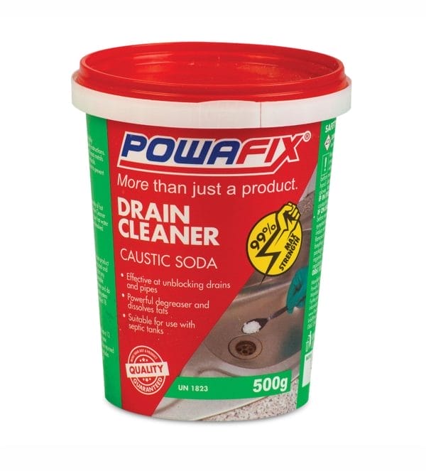 POWAFIX - Drain Cleaner - Caustic Soda 500g